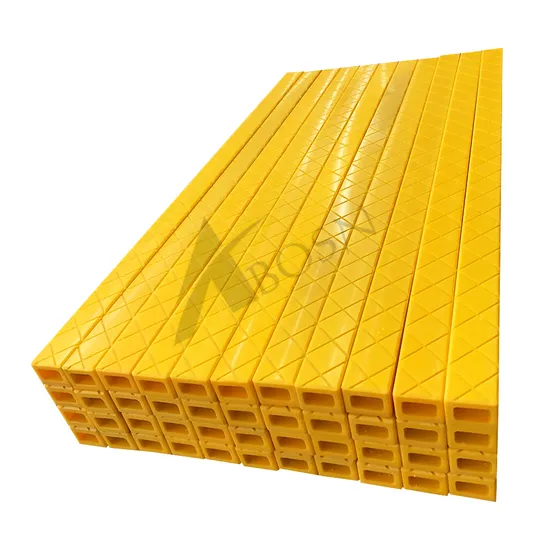 Plastic Groove Chain Guide Polyethylene Guide Wear Strip